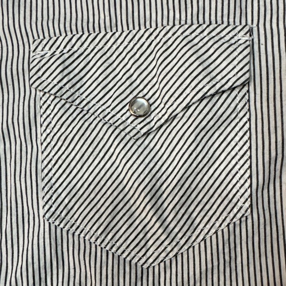 Machine Men's Striped Button-Down Shirt - Picture 10 of 12